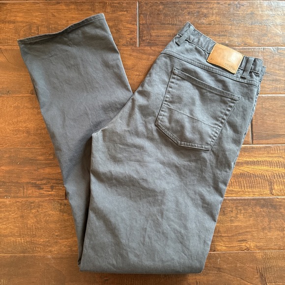 Gustin Other - Gustin Caual Pants Button Fly 5 Pocket Size 40  Gray Straight Leg Made USA